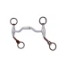 Metalab Morso Futurity incernierato con intarsi ferro dolce e rame 8 mm - 13 cm