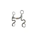 Morso western in ferro brunito con gioco-lingua in rame - Pool's - 12,5 cm