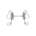 Nathe Pelham Mullen Mouth 20 mm - aste corte