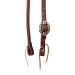 Platinum Pro Testiera Browband Quick Change 5/8 in pelle - Unica Olio Scuro - foto 3