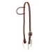 Platinum Pro Testiera Browband Quick Change 5/8 in pelle - Unica Olio Scuro