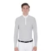 Polo uomo manica lunga slim fit Equestro Warm+
