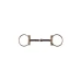 Pool's Filetto a D in acciaio inox con imboccatura nera - 12,5 cm