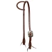 Professional's Choice Testiera Ranch Heavy in cuoio 5/8" con fibbia Feather - Unica Oliato