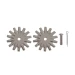 Rotelle per speroni Pool's 303B - coppia con rivetti