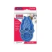 Spazzola per cani Kong ZoomGroom Large in gomma blu nella confezione