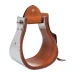 Staffe Western Pool's in legno e metallo con inserti in cuoio fatti a mano - foto 2