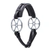 Stubben Flower Ring Pony - Sovracapo in cuoio nero