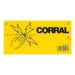 Targa segnaletica recinto elettrico Corral gialla 20x12 cm