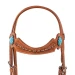 Testiera briglia Western con perline blu - Pool's - foto 5