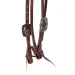 Testiera in cuoio 5/8 Double Buckle con fibbia Feather - Professional's Choice - Unica Oliato - foto 3