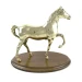 Trofeo Cavallo in Ottone con Base in Legno - Umbria Equitazione