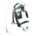 Umbria Equitazione Testiera Carrozza Luxury in cuoio