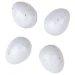 Ferplast uova finte in plastica, set 4 pz, bianco