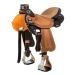 Westwood Sella Western Classic Ladywade Reverse Naturale Border