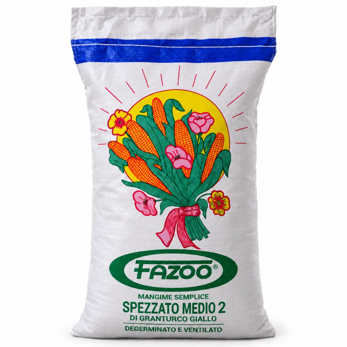 Spezzato Medio 2 di Granturco NO OGM per Polli - 25 kg