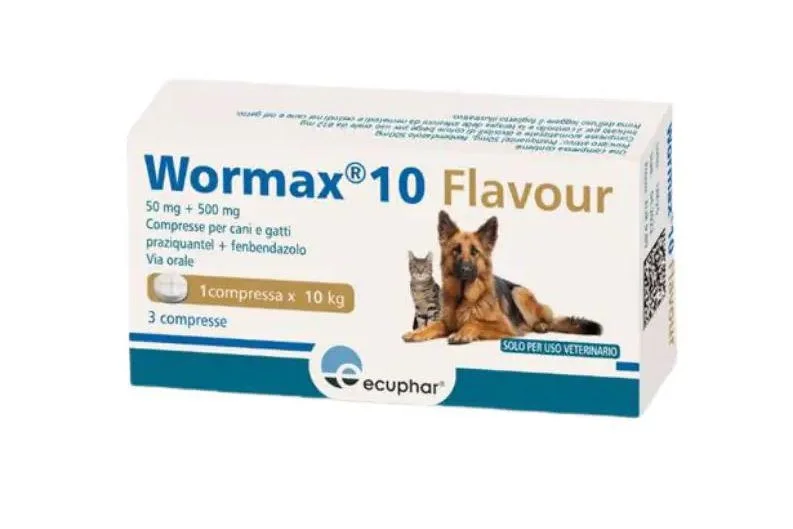 Ecuphar Wormax Antiparassitario per Cani - 10 compresse