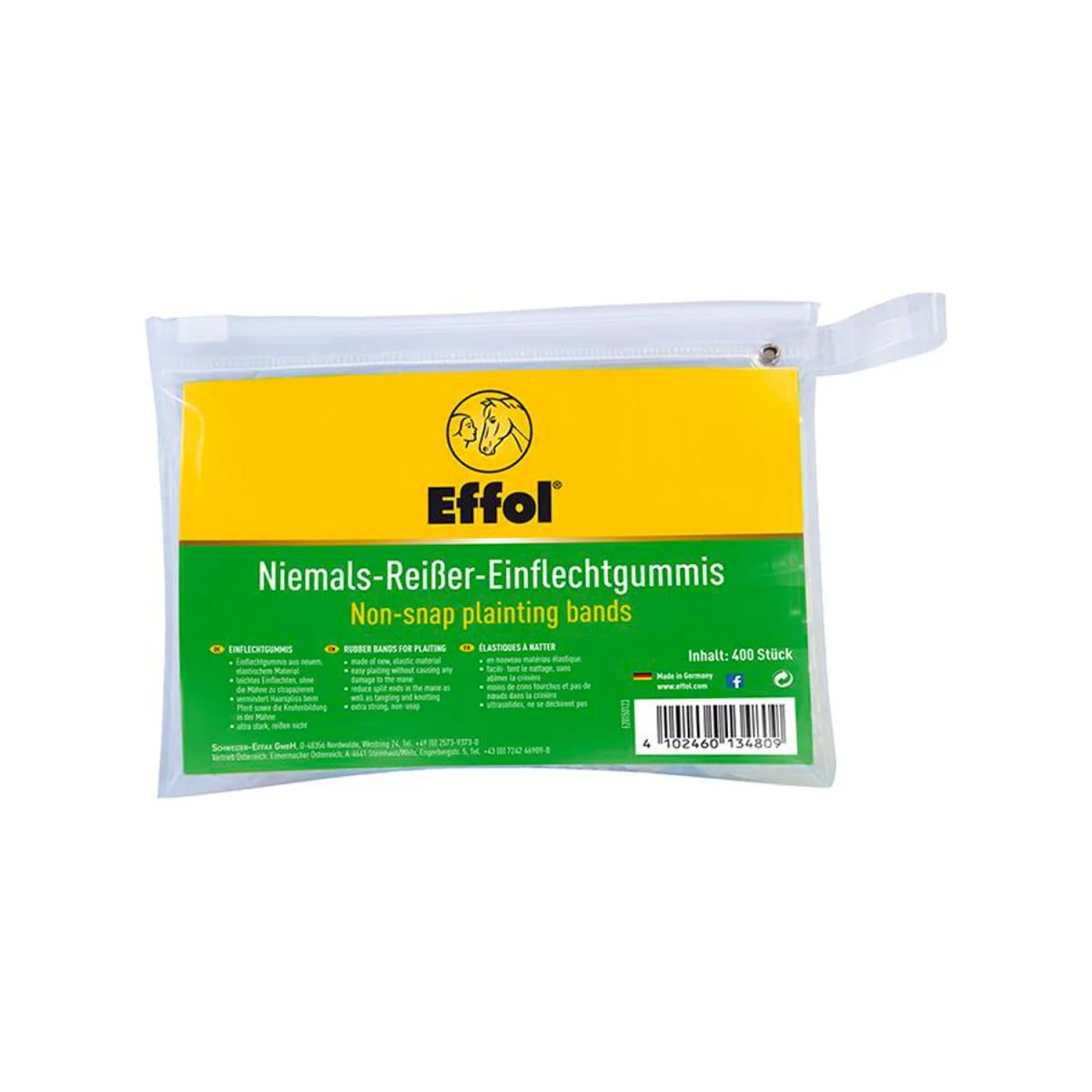 Elastici criniera Effol - 400 pezzi trasparenti