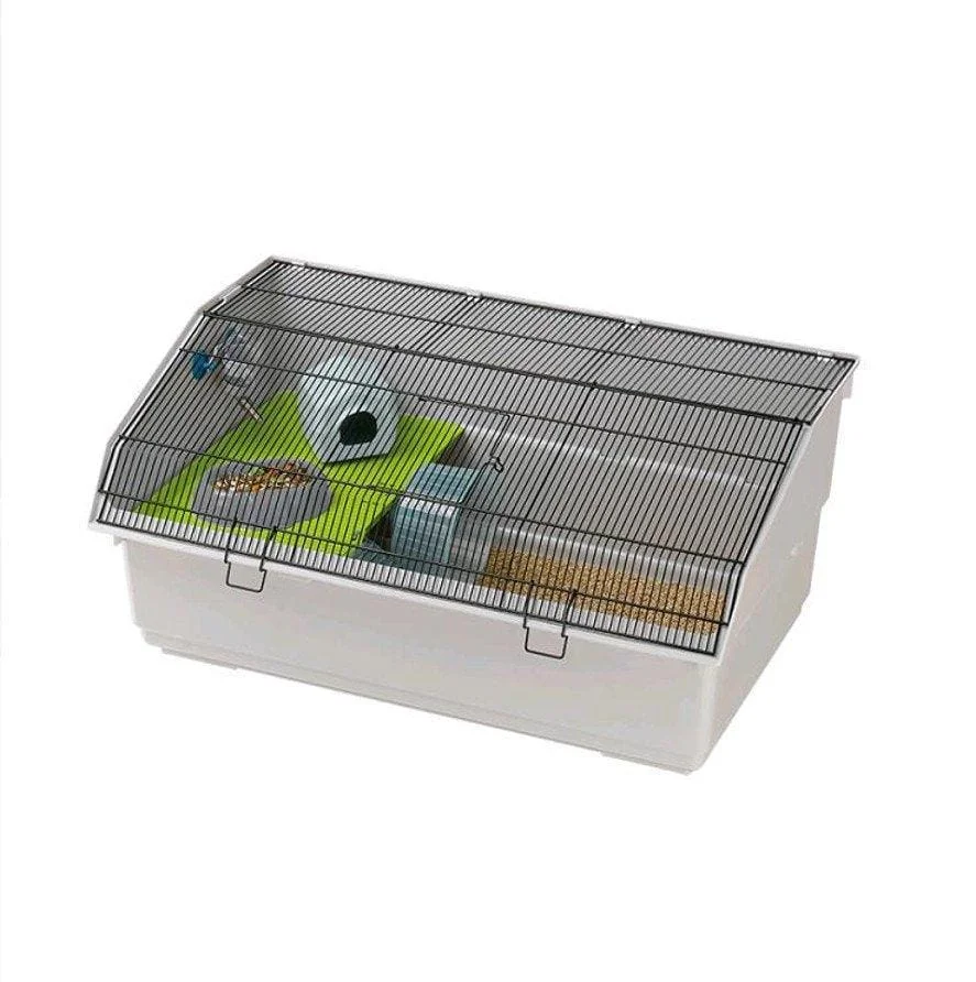Ferplast CRICETI DELUXE - Gabbia con tetto apribile per Criceti