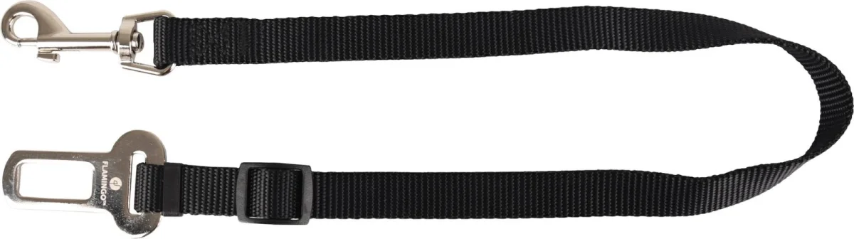 Flamingo Cintura di Sicurezza per Auto Kura Nero XL 55-85 cm