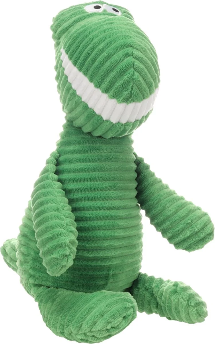 Flamingo Giocattolo Ribbi Croco Verde per Cani - 35x27x46 cm