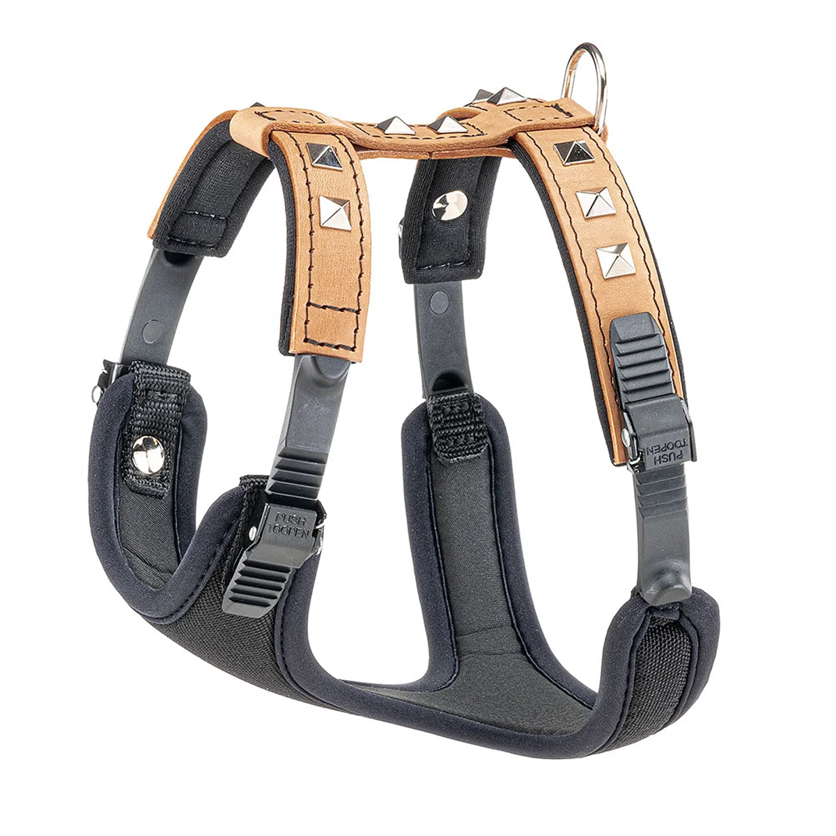 Ferplast Pettorina Giotto Luxor Beige in pelle per cani
