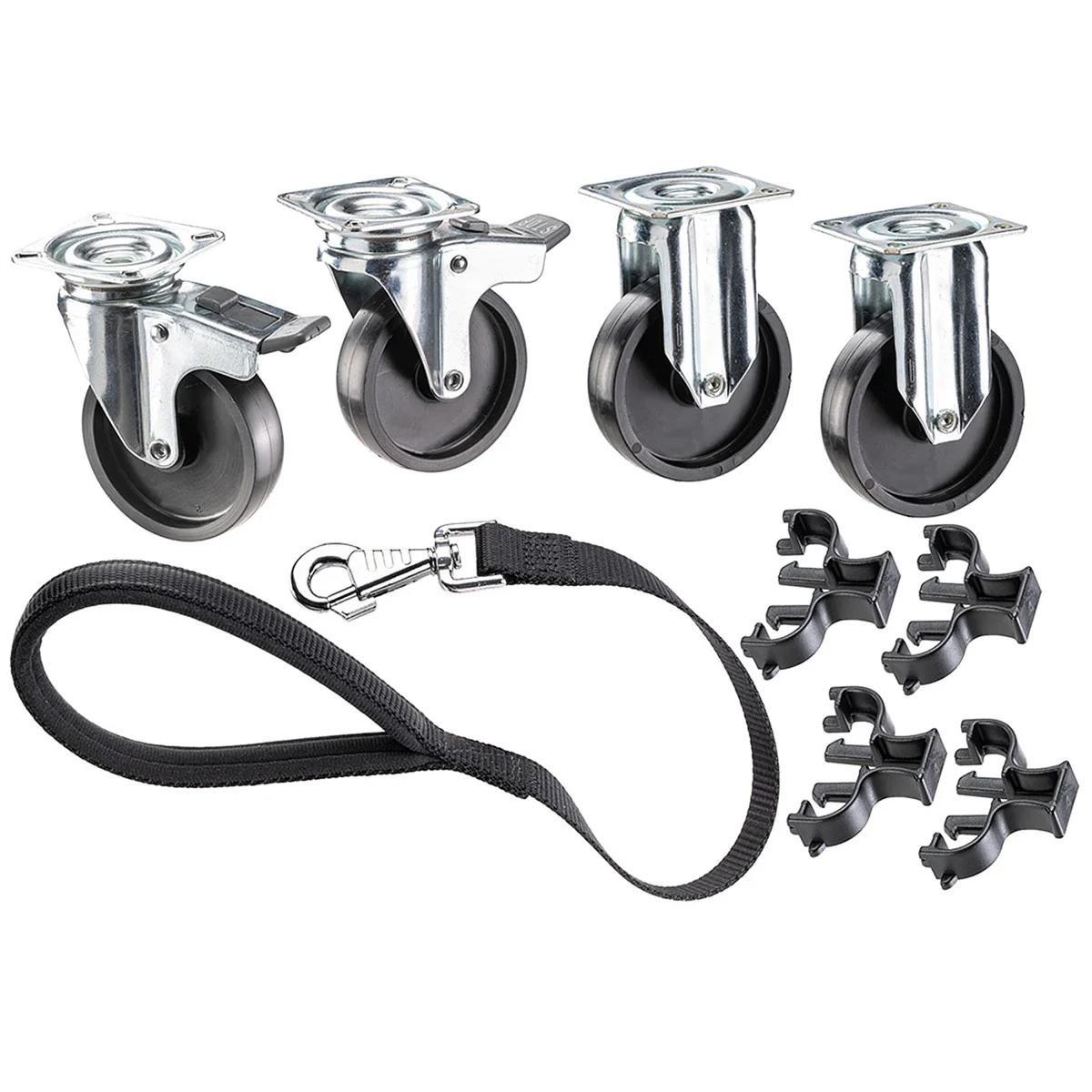 Ferplast Kit ruote per trasportini Clipper 4, 5, 6 e 7 per cani di taglia media e grande