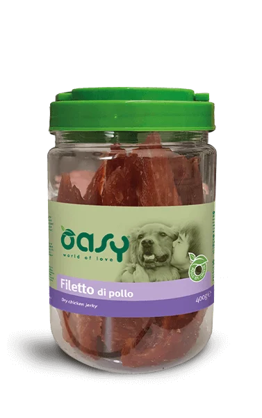 Oasy Snacky Filetto di Pollo Snack per Cani 400 g