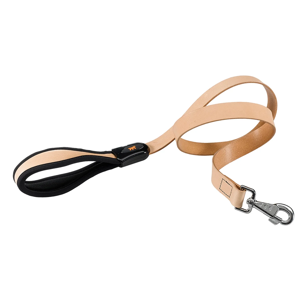 Ferplast Guinzaglio Giotto Beige G in pelle per cani
