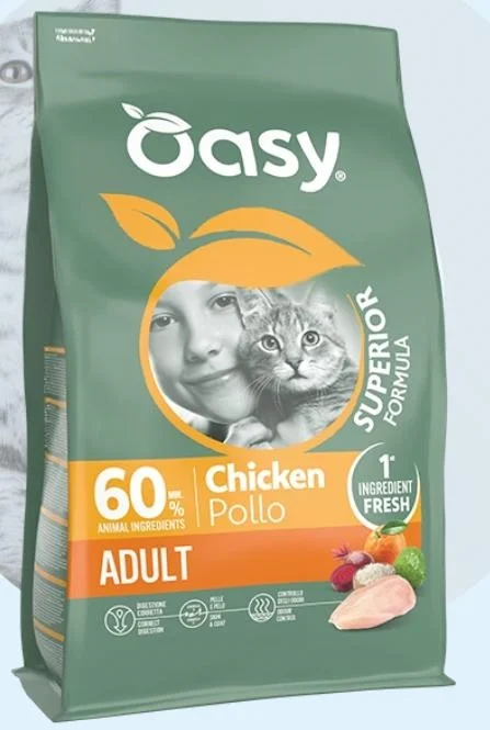 Oasy Superior Adult Pollo Crocchette per Gatti