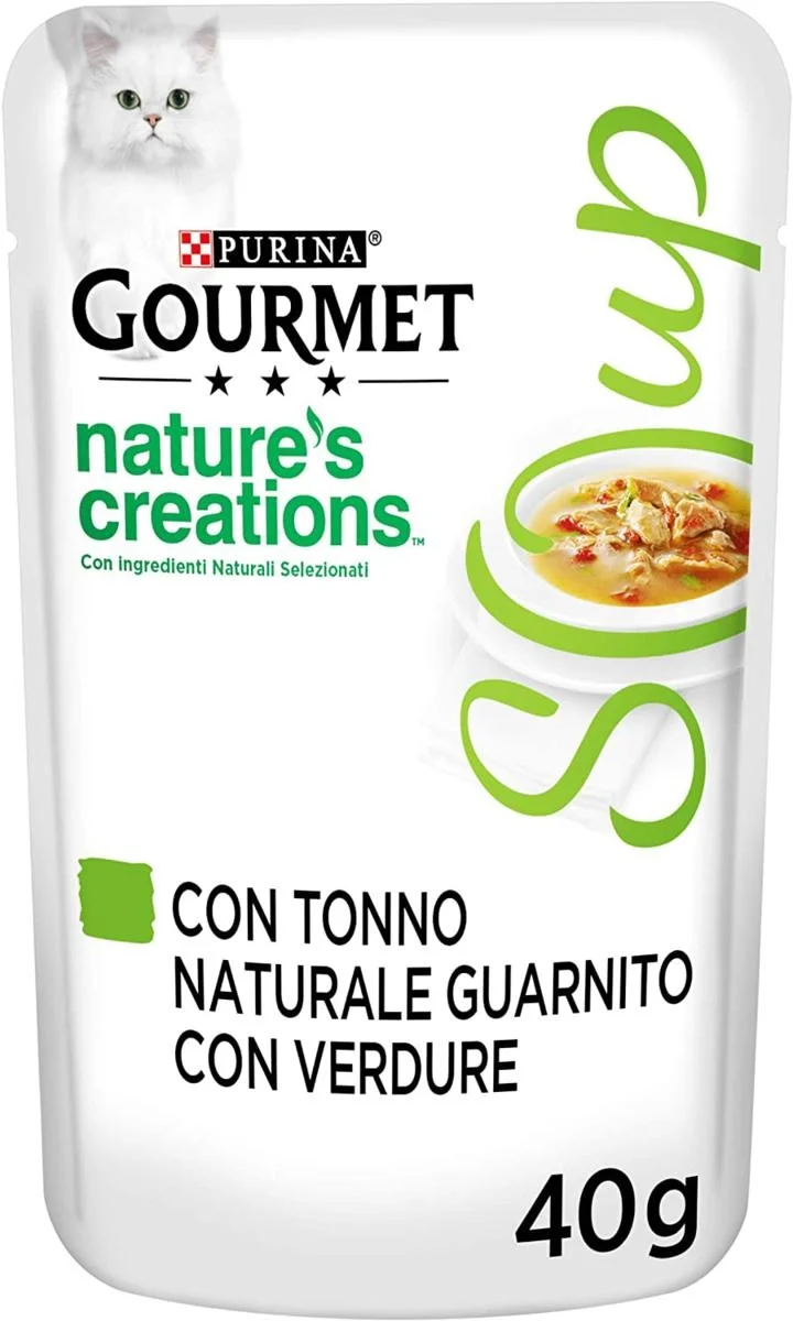 Purina Gourmet Nature's Creations Soup Tonno e Verdure 32 x 40 g