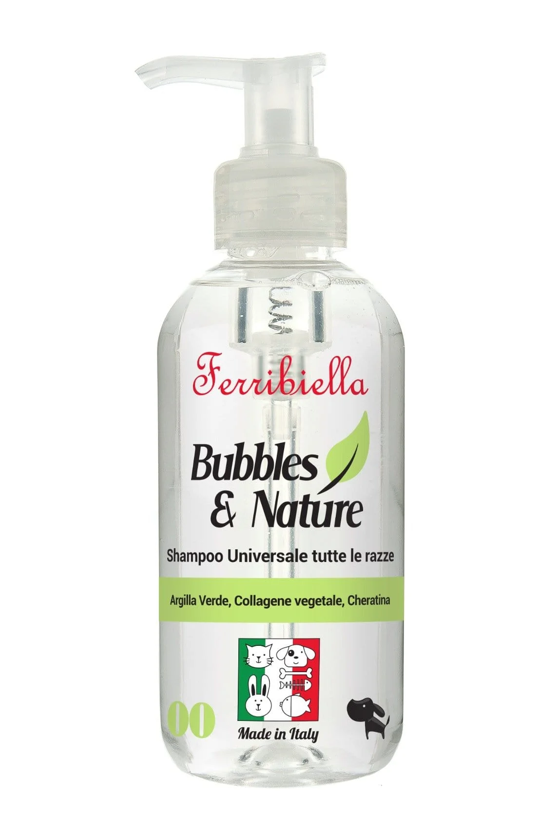 Shampoo universale per tutte le Razze - 250 ml - Bubbles & Nature - Ferribiella
