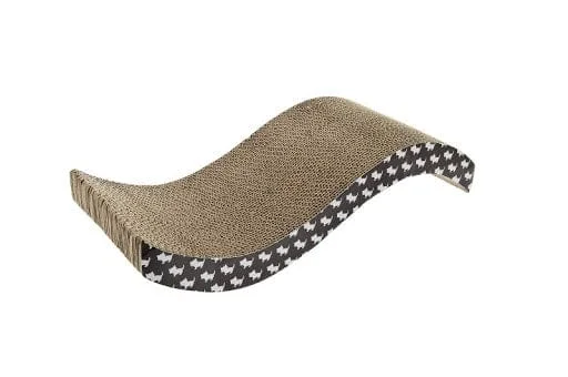 Tiragraffi scivolo in cartone con attrattivo - 54 x 22 x 11,5 h cm - Ferribiella