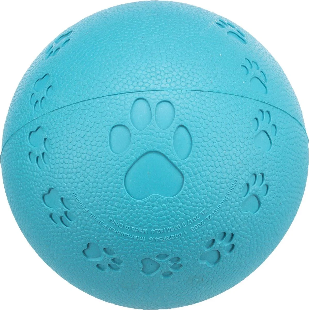 Trixie Palla gioco con impronte in gomma naturale Ø 9 cm