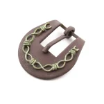 Fibbia per Testiera Western Lakota 'Chain' - Finitura Brunita