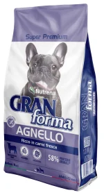 Crocchette per cani all'agnello Granforma Super Premium sacco 12 kg