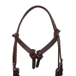 Lakota Briglia Western con Nodo sul Frontalino - Cuoio Marrone - Unica Oliato - foto 5