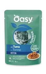 Oasy Bocconcini Kitten Tonno 85 g Umido Gatto