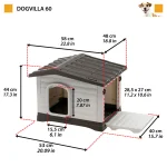 Ferplast Dogvilla cuccia da esterno in plastica per cani - foto 3