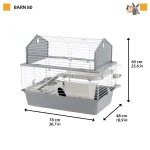 Ferplast gabbia Barn 80 per conigli - foto 2