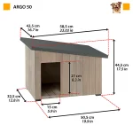 Ferplast cuccia da esterno Argo per cani - foto 3