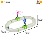 Ferplast gioco interattivo Turbine in plastica per gatti - foto 2