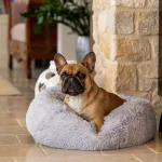 Ferplast Cuscino a ciambella Cuddly in peluche per cani e gatti