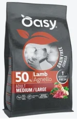 Oasy Grain Free Adult Medium Large Agnello Crocchette per Cani