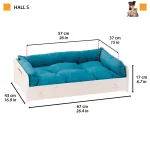Ferplast lettino Hall in legno per cani e gatti - foto 3