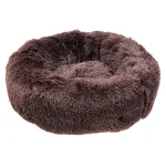 Ferplast Cuscino a ciambella Cuddly in peluche per cani e gatti, marrone