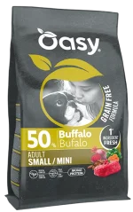 Oasy Grain Free Adult Small Mini Bufalo Crocchette per Cani
