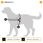 Ferplast pettorina Hercules L in nylon per cani, rossa - foto 2
