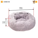 Ferplast Cuddly 80: misure Ø 80 x 17 cm