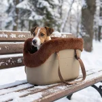 Ferplast borsa With-Me Winter in gomma per cani, nera - foto 3